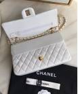 Сумка Medium Classic Double Flap Bag White